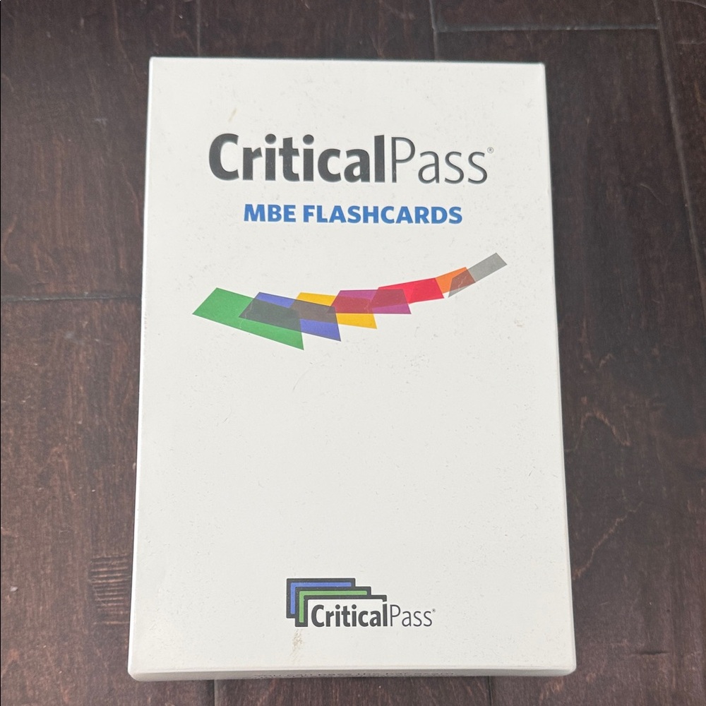 CriticalPass MBE Flashcards